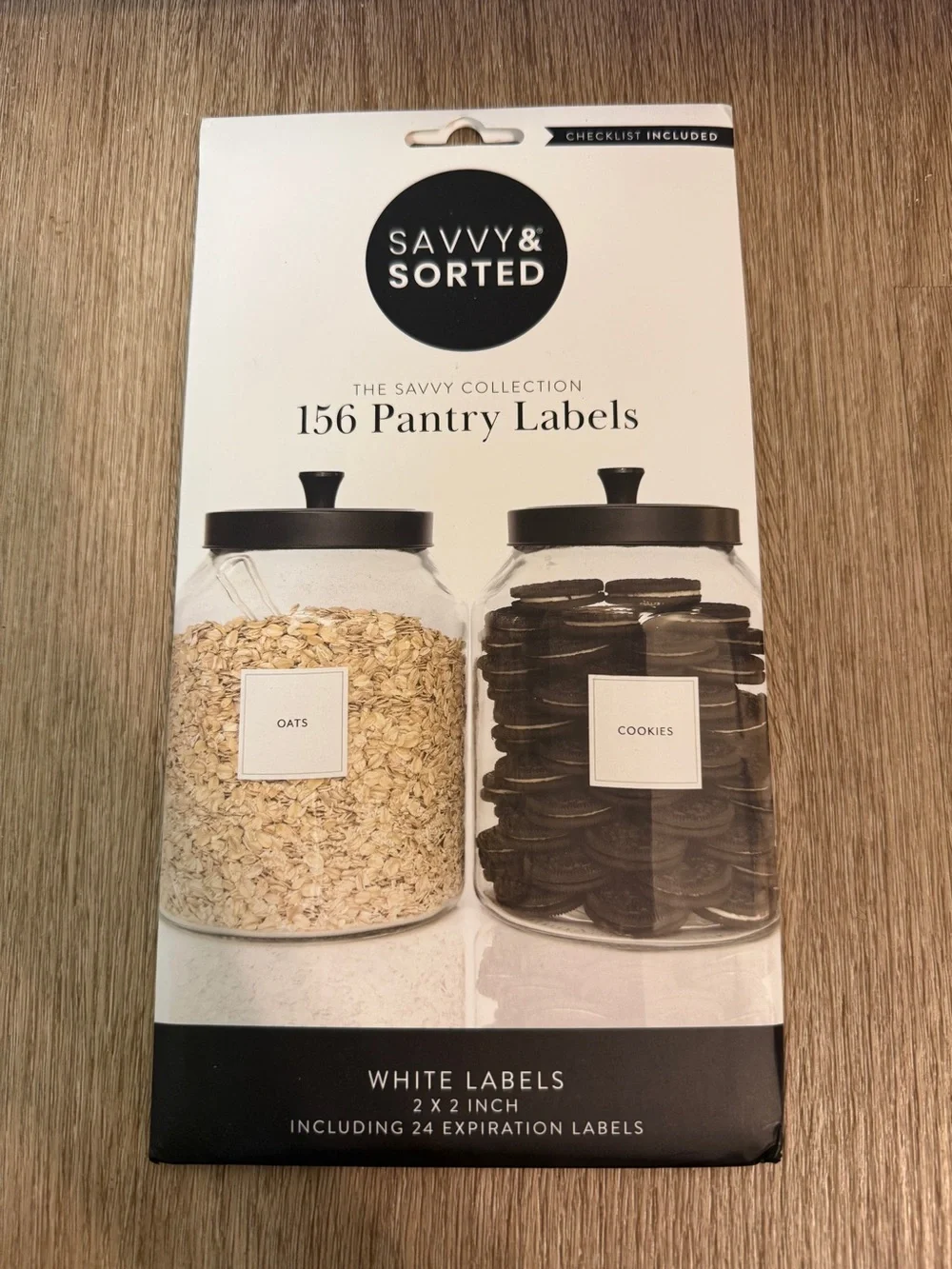 Brand New Savvy & Sorted 156 Pantry Labels